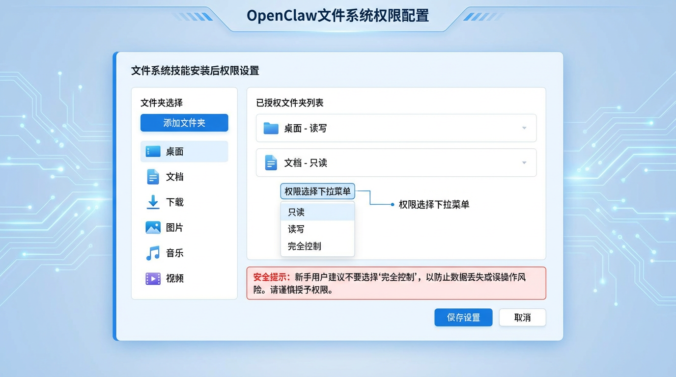 权限配置示意图